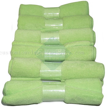 Custom microfiber washcloth towels factory